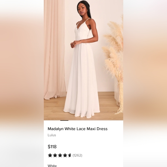 Lulus Dresses & Skirts - Lulus Madalyn White Lace Maxi Dress